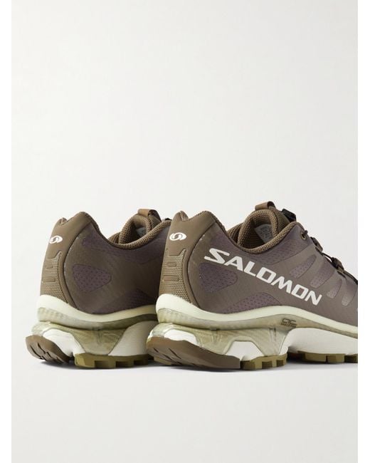 Salomon Brown Xt4-og Rubber-trimmed Mesh Sneakers for men