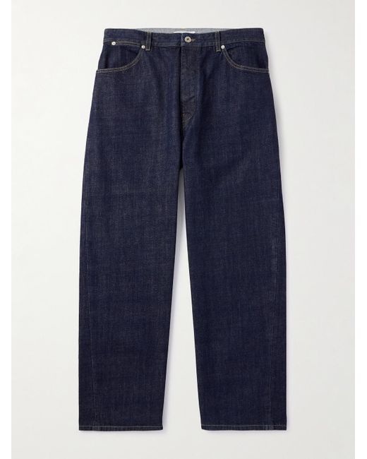 Jil Sander Blue Straight-Leg Jeans for men