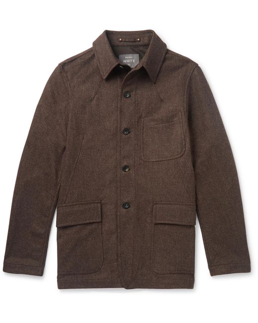 Herringbone shirt jacket hot sale