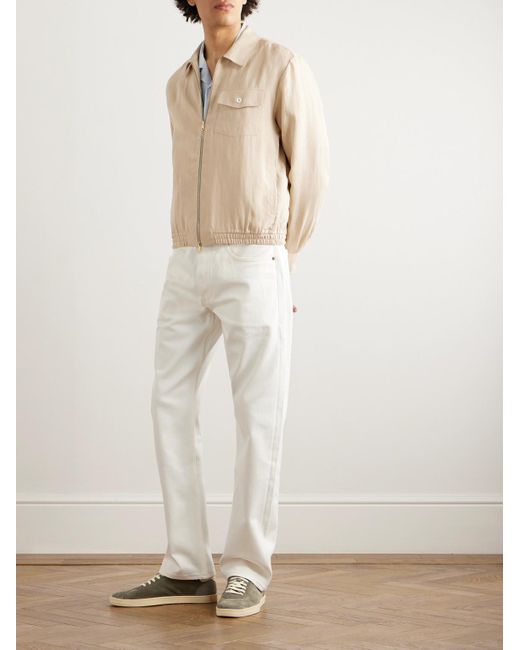 Paul Smith Natural Linen Blouson Jacket for men