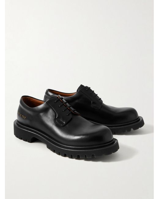 Common Projects Derby-Schuhe aus Leder in Black für Herren