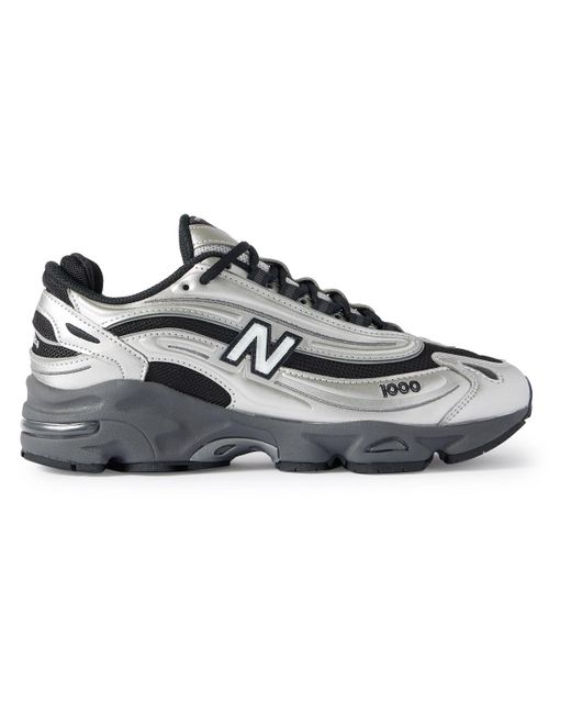 New Balance Black 1000 Leather And Mesh Sneakers for men