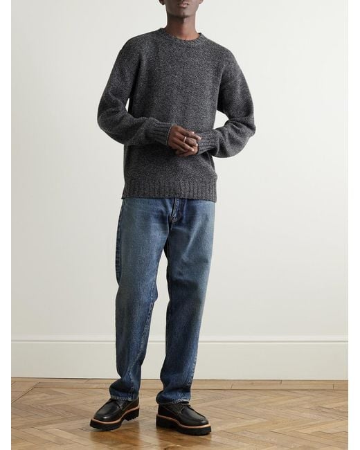 Kaptain Sunshine Gray Throwing Fits Wool Sweater for men