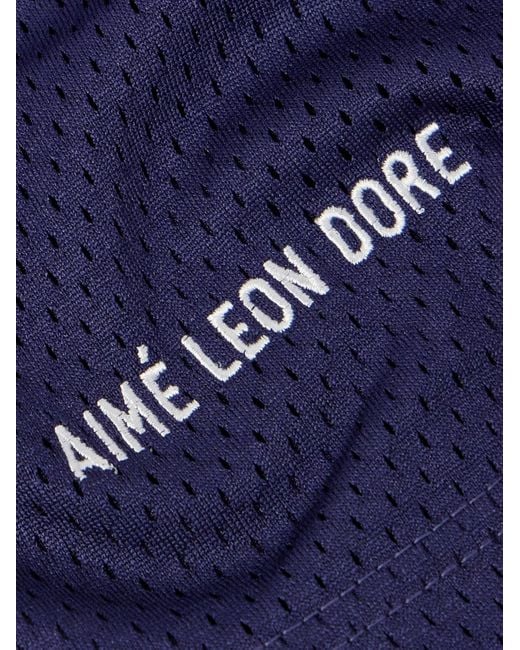 Shorts A Gamba Dritta di Aimé Leon Dore in Blue da Uomo