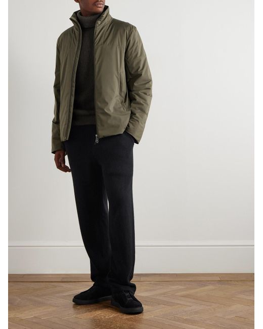 Sease Green Padded Recycled-Shell Jacket for men