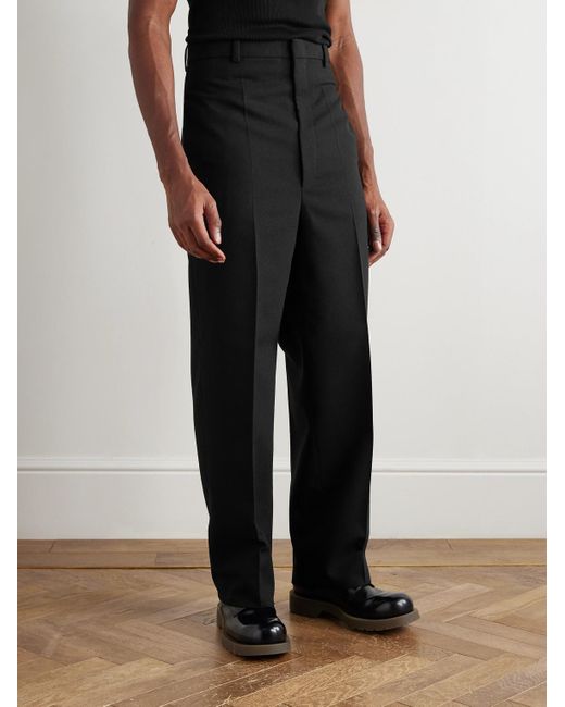 Pantaloni A Gamba Dritta di Jil Sander in Black da Uomo