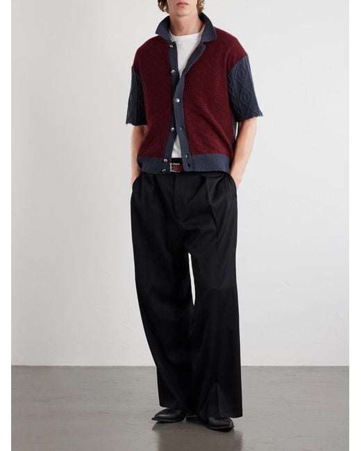 Enfants Riches Deprimes Red Che Cashmere Cardigan for men