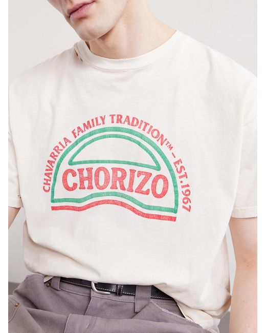 Willy Chavarria White Chorizo Logo-print Cotton-jersey T-shirt for men