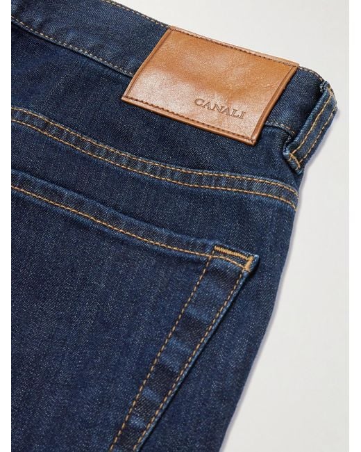 Jeans slim-fit di Canali in Blue da Uomo