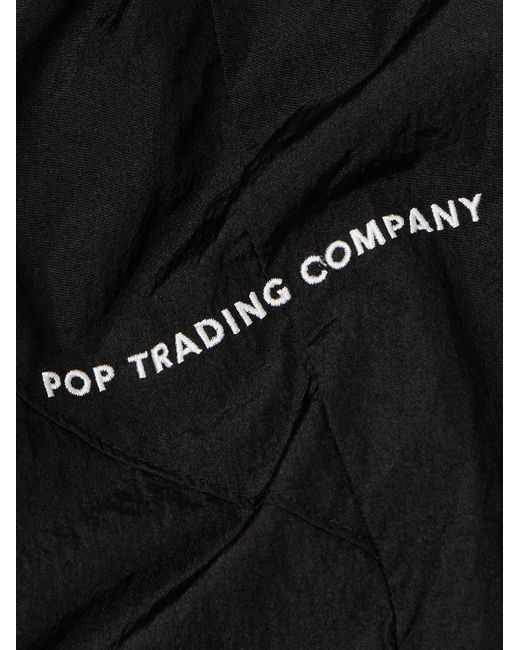 Pop Trading Co. Black O Nylon Jacket for men