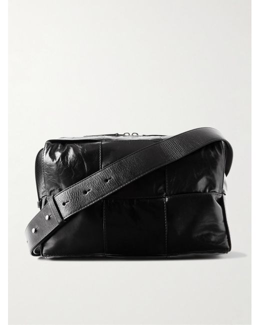 Bottega Veneta Tasche aus Intrecciato-Leder in Black für Herren