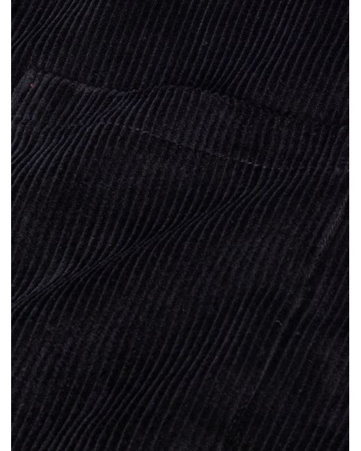 Portuguese Flannel Blue Lobo 2.0 Button-Down Collar Cotton-Corduroy Shirt for men