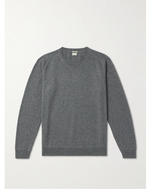 Massimo Alba Gray Sport Cashmere Sweater for men