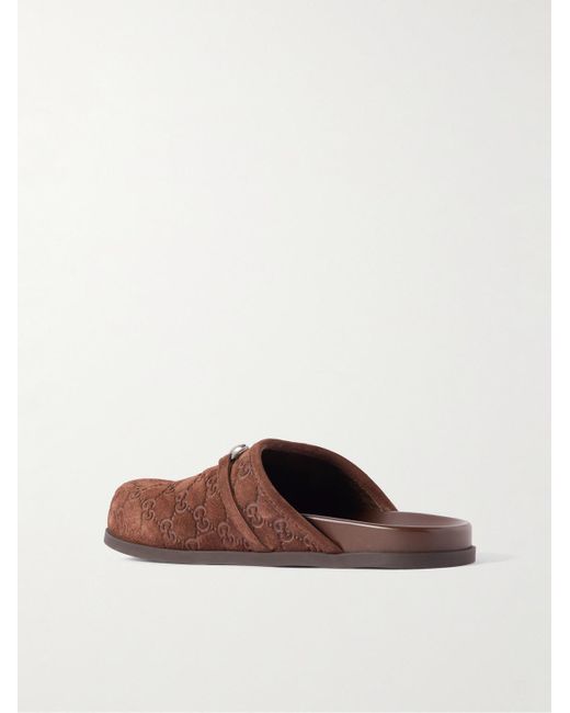 Slipper di Gucci in Brown da Uomo