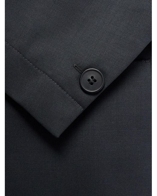 mfpen Black Wool Suit Jacket for men