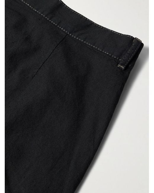 Rick Owens Black Wide-Leg Distressed Jeans for men