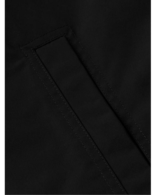 Rick Owens Black Brad Shell Coat for men