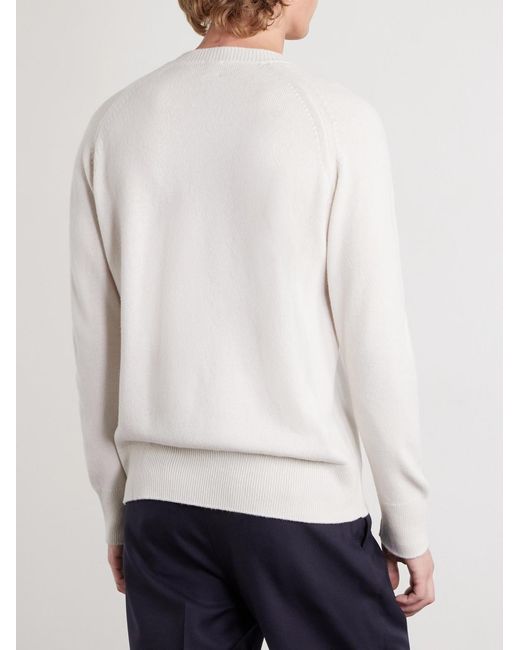 Eleventy White Wool Sweater for men