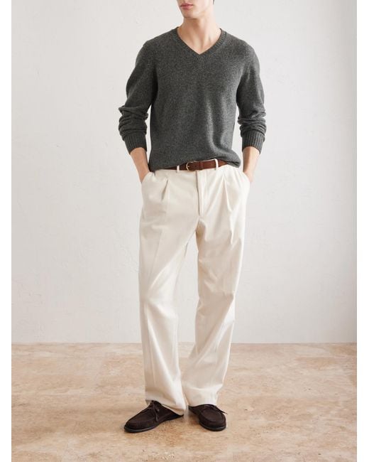 Hartford Gray Wool Sweater for men