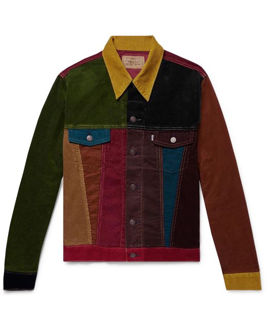 Levi's Multicolor Patchwork Cotton-corduroy Trucker Jacket for men