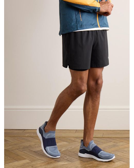 Athletic Propulsion Labs Blue Techloom Bliss Slip-on Running Sneakers for men