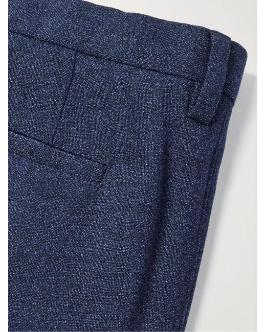 Paul Smith Blue Straight-leg Wool Trousers for men