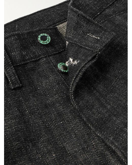 Brain Dead Type 00 gerade geschnittene Jeans aus Selvedge Denim in Black für Herren