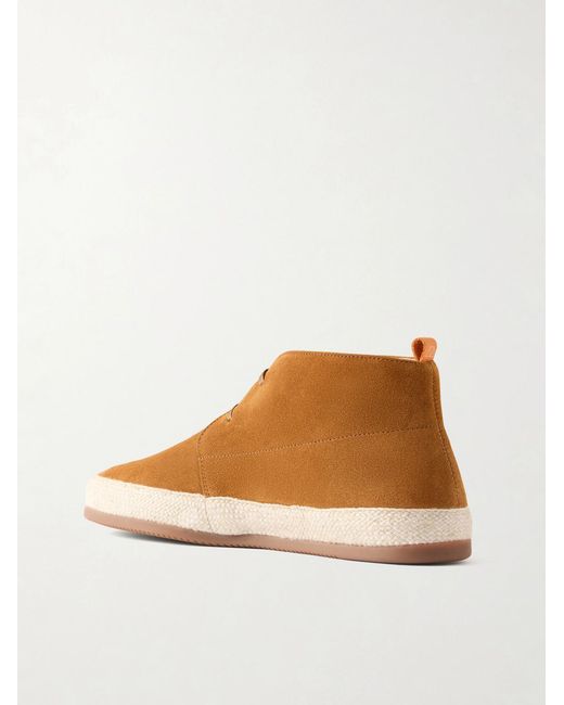 Mulo Brown Suede Desert Boots for men