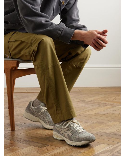 Asics GEL-KAYANO® 14 Sneakers aus Mesh mit Besatz aus Veloursleder und Leder in Natural für Herren