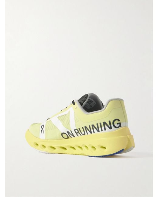 On Shoes Cloudsurfer Next Z5 Sneakers aus recyceltem Mesh mit Gummibesatz in Metallic für Herren