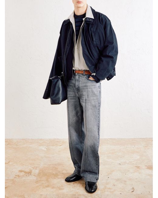 mfpen Blue Ceremony Straight-Leg Organic Jeans for men