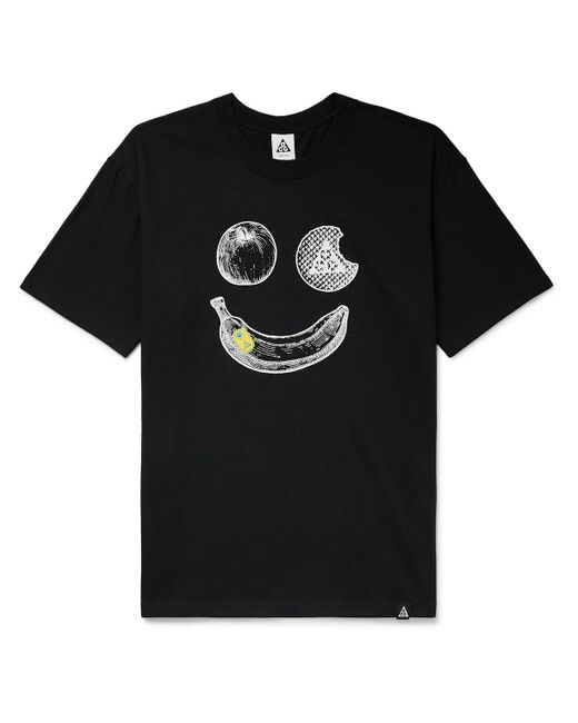 Nike Black Acg Printed Dri-fit T-shirt for men