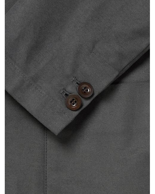 Mr P. Gray Organic Cotton-Blend Moleskin Suit Jacket for men