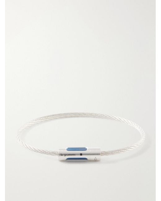 Le Gramme Natural 9g Sterling Silver Bracelet for men