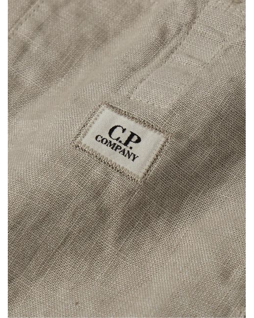 Shorts Cargo A Gamba Dritta di C P Company in Natural da Uomo