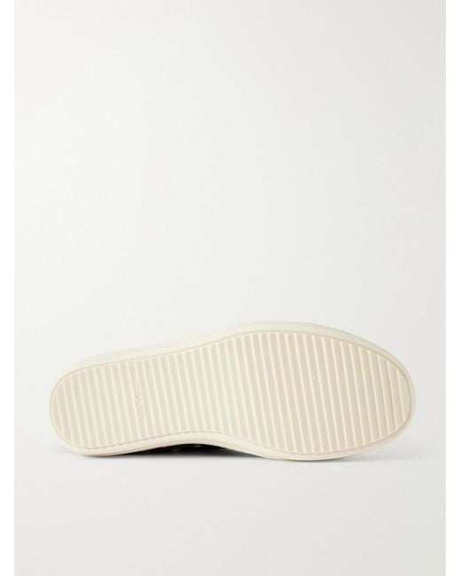 Rick Owens Natural Sneaks Leather Sneakers for men