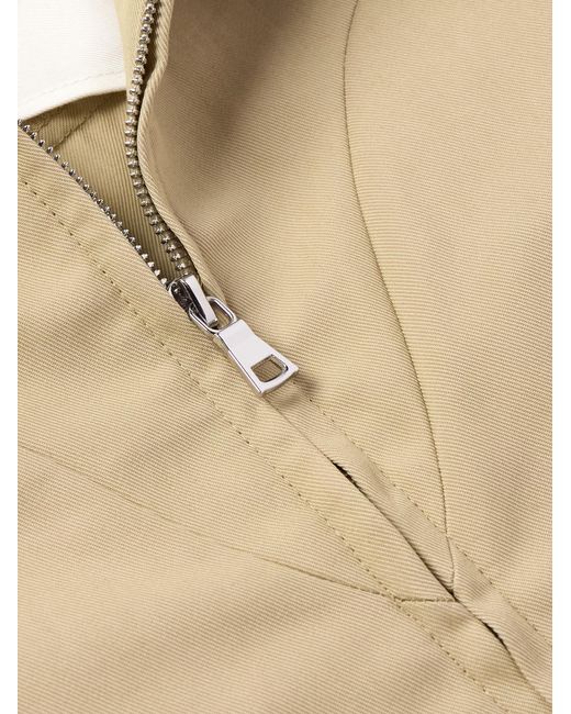 CHERRY LA Natural Charro Embroidered Cotton-Blend Twill Jacket for men