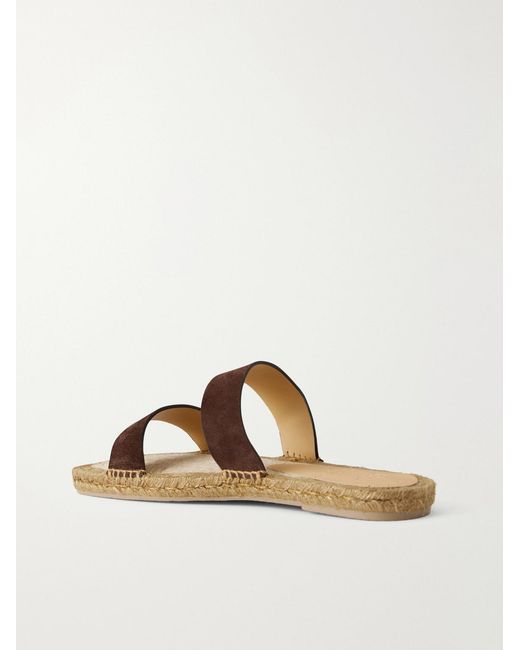 Castaner Brown Kenny Suede Sandals for men