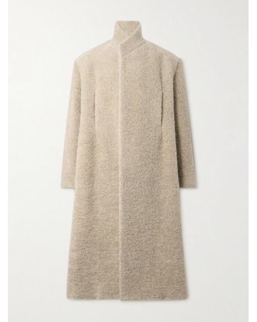 Fear Of God Natural Wool-blend Bouclé Overcoat for men