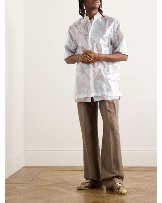 Camicia Reversibile di Dries Van Noten in White da Uomo