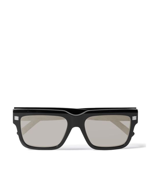 Givenchy Black Gv Day Square-frame Acetate Mirrored Sunglasses for men