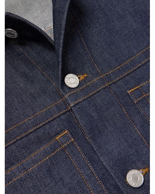 Agolde Blue Blaze Oversized Cropped Denim Jacket for men