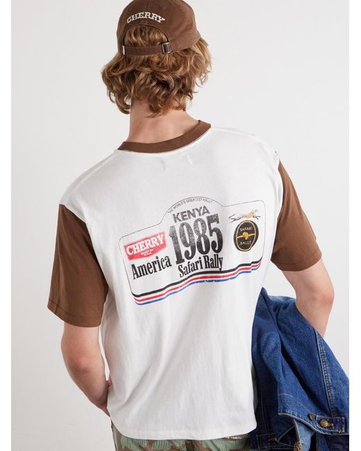 CHERRY LA Natural Safari Cotton-Jersey T-Shirt for men
