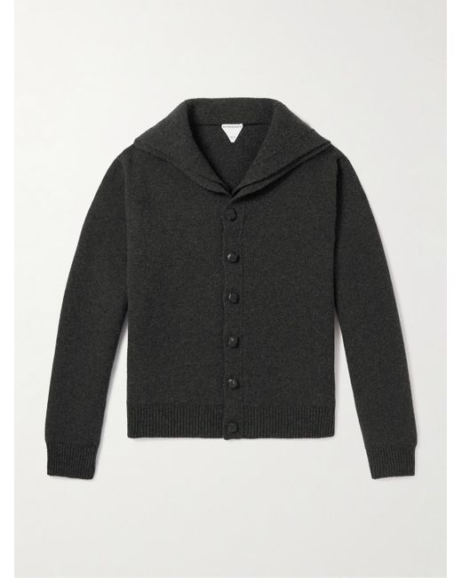 Bottega Veneta Black Wool Cardigan for men
