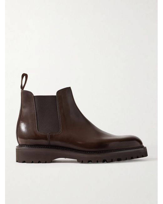 John Lobb Brown Lawry New Standard Leather Chelsea Boots for men