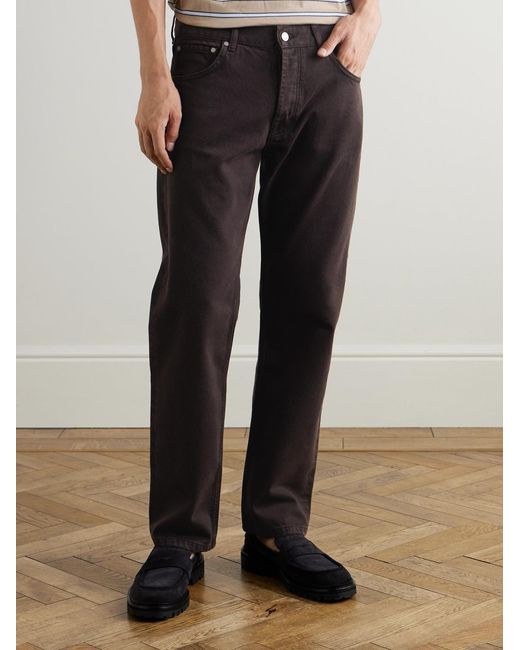 NN07 Black Sonny 1874 Straight-leg Organic Jeans for men
