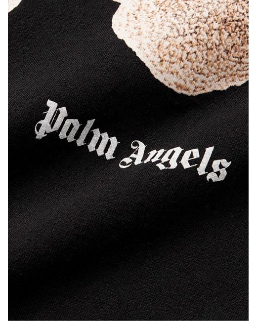 Palm Angels Black Kill Bear T Shirt for men