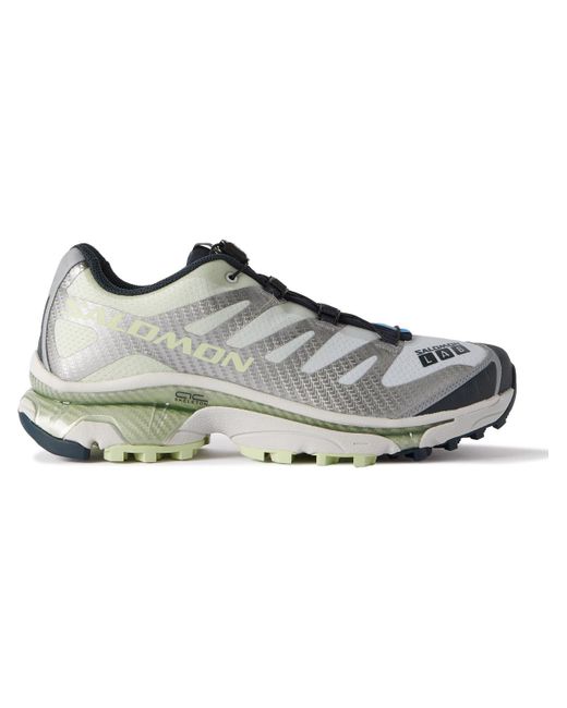 Salomon Gray Xt-4 Og Rubber-Trimmed Mesh Sneakers for men