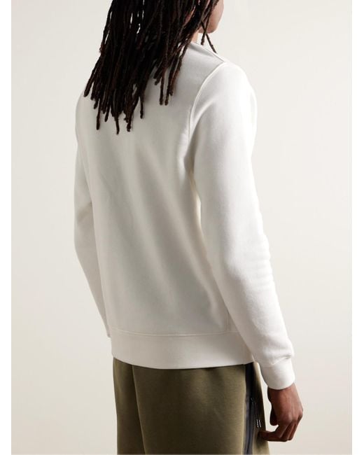 Nike Natural Sportswear Club Logo-embroidered Cotton-blend Tech Fleece Sweatshirt for men