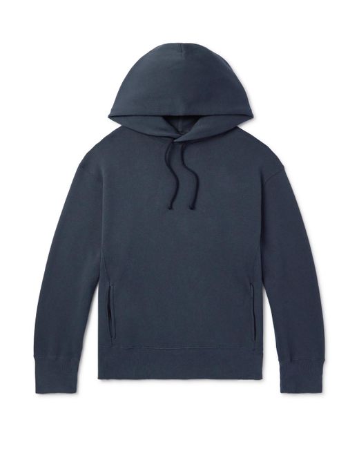 STÒFFA Blue Cotton-jersey Hoodie for men